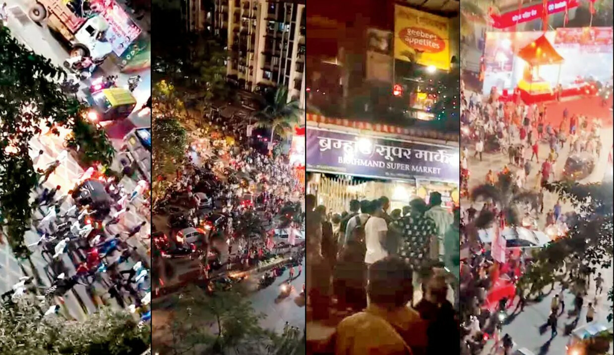 कांदिवलीत अतिक्रमण कारवाईदरम्यान BMC पथकावर हल्ला