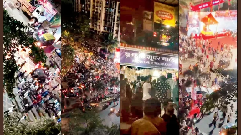 कांदिवलीत अतिक्रमण कारवाईदरम्यान BMC पथकावर हल्ला कांदिवलीत अतिक्रमण कारवाईदरम्यान BMC पथकावर हल्ला