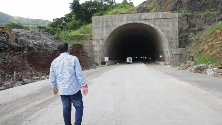 मुंबई-गोवा राजमार्ग पर काशेदी सुरंग का एक हिस्सा ट्रैफिक के लिए खुला
