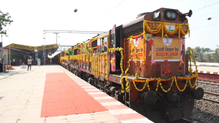 Central Railways Transports 3.10 lakh Tonnes Of Agricultural Produce Across India Through Kisan Rail