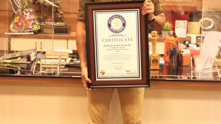 IPS Officer Krishna Prakash felicitated with the Shiv Chhatrapati Maharashtra Sports Award IPS Officer Krishna Prakash felicitated with the Shiv Chhatrapati Maharashtra Sports Award