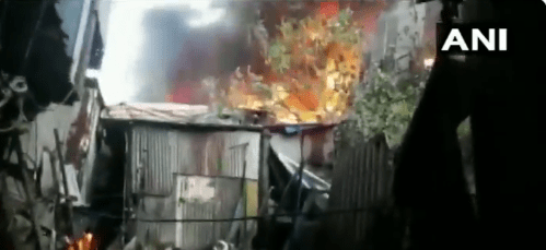 कुर्ल्यात गोडाऊनला लागलेली भीषण आग आटोक्यात