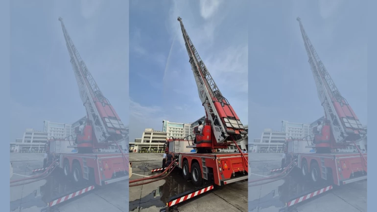 Vasai Virar Municipal Corporation Enhances Firefighting Capabilities with 64 Meter Turntable Ladder Vasai Virar Municipal Corporation Enhances Firefighting Capabilities with 64 Meter Turntable Ladder