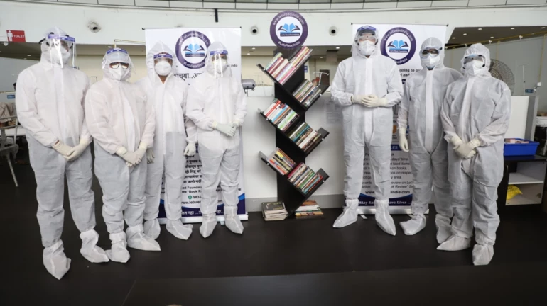 वाशी में कोरोना पेशेंट्स के तनाव राहत के लिए पुस्तकालय वाशी में कोरोना पेशेंट्स के तनाव राहत के लिए पुस्तकालय