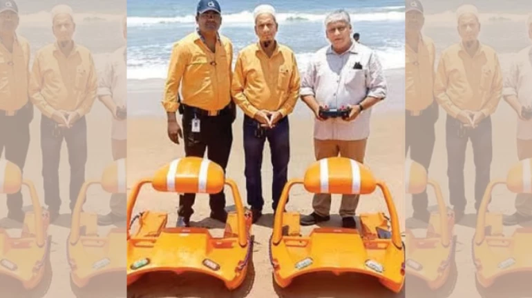 Mumbai Rains: Lifeguard Drones Trials Conducted At Juhu Beach