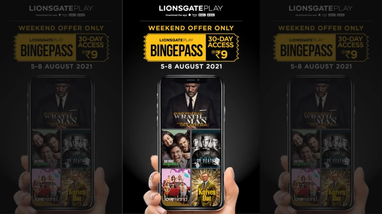 Lionsgate Play Launches BingePass Offer; Ananya Panday roped in for their new TVC Lionsgate Play Launches BingePass Offer; Ananya Panday roped in for their new TVC