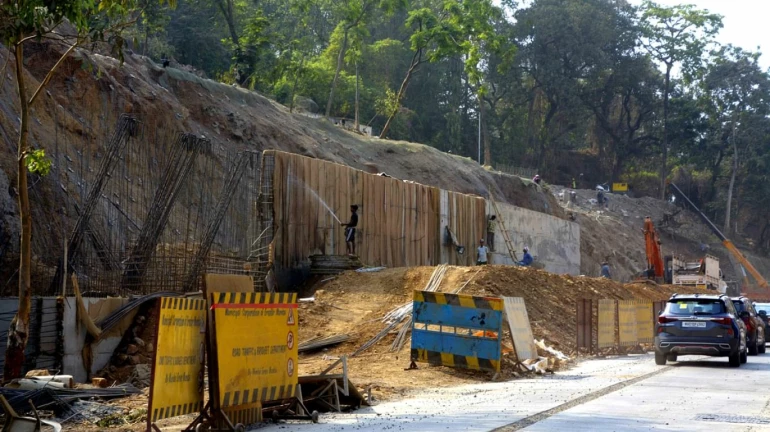 मलबार हिल परिसरातील 'त्या' संरक्षण भिंतीचं काम विक्रमी वेळेत पूर्ण मलबार हिल परिसरातील 'त्या' संरक्षण भिंतीचं काम विक्रमी वेळेत पूर्ण