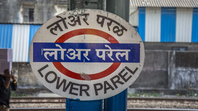 लोकर परेल स्टेशन के बाहर भगदड़, एक युवती घायल लोकर परेल स्टेशन के बाहर भगदड़, एक युवती घायल