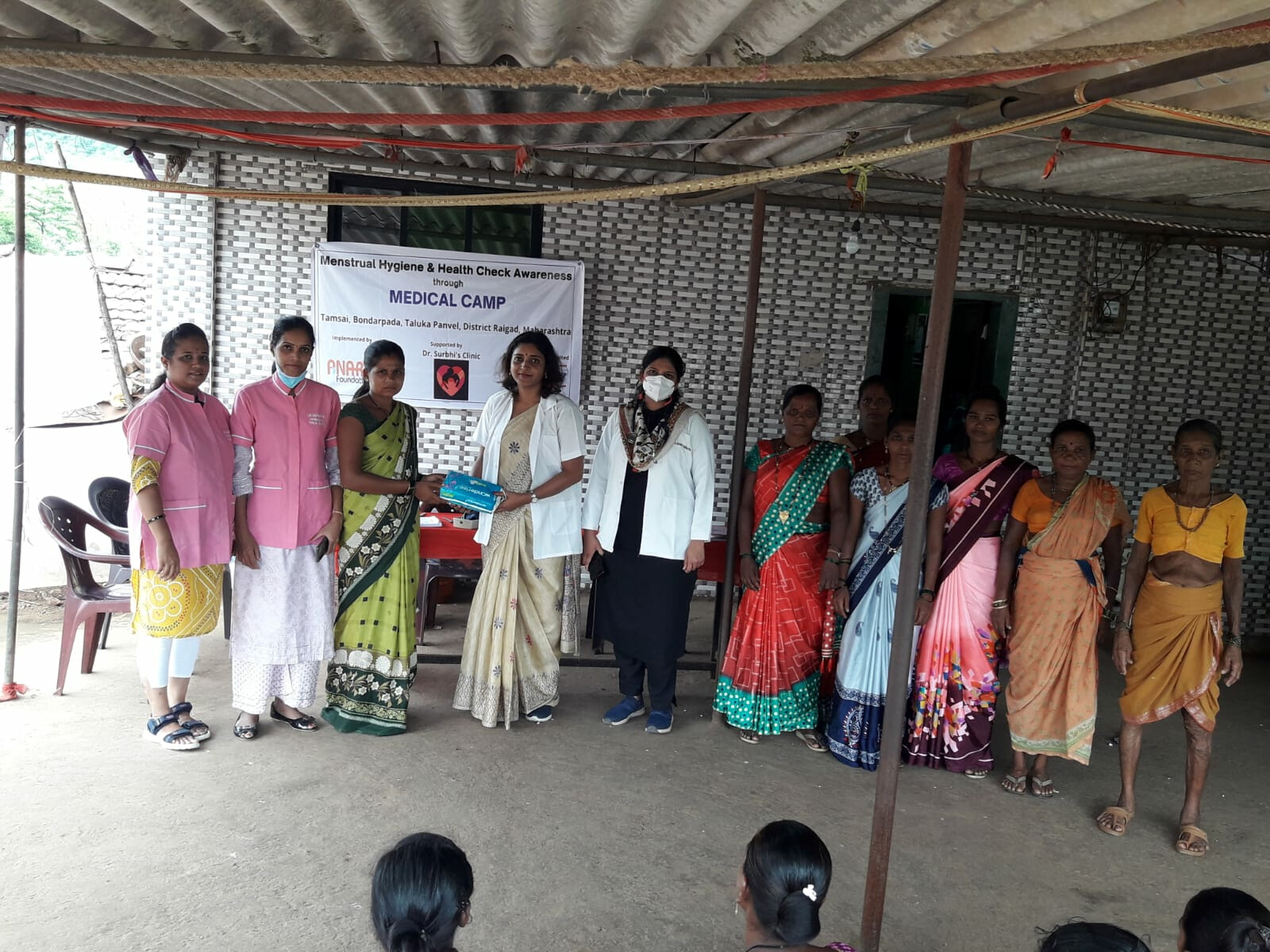 Menstrual Hygiene and Health Check Awareness Camp in Maharashtra Village