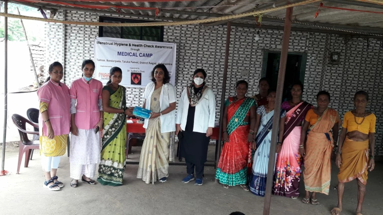 Menstrual Hygiene and Health Check Awareness Camp in Maharashtra Village