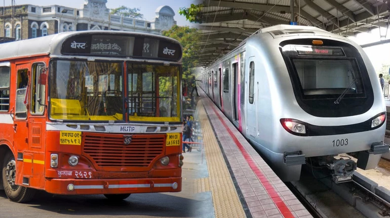 मुंबई मेट्रो लाइन २A आणि ७च्या प्रवाशांचा प्रवास होणार 'बेस्ट'च!
