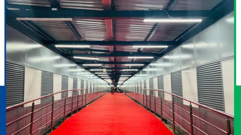 New 100-Meter Foot Overbridge Links Mumbai Metro 3 with CSMIA Terminal 2