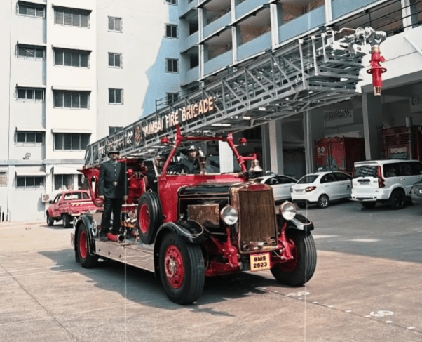 Mumbai: Historic Fire Rescue Vehicle from 1944 Bombay Dock Blast Restored by Fire Brigade