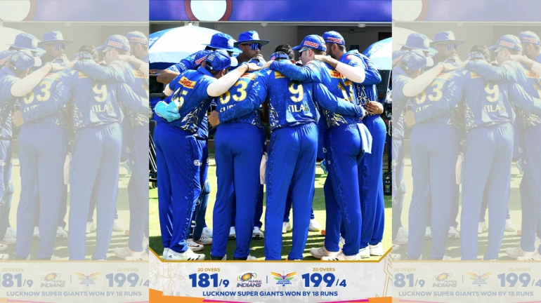 MI vs LSG: "We'll come back again": Skipper Sharma After Its 6th Match Without Win MI vs LSG: "We'll come back again": Skipper Sharma After Its 6th Match Without Win