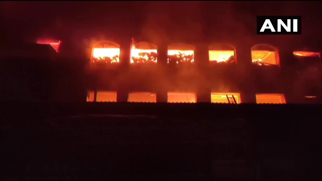 Maharashtra: Major fire breaks out at godown in MIDC area of Bhiwandi