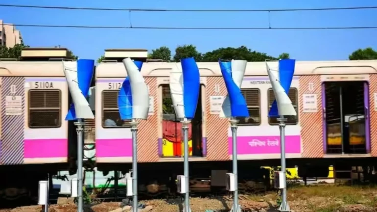 Mumbai Local News: WR installs mini windmills near Khar, Naigaon stations Mumbai Local News: WR installs mini windmills near Khar, Naigaon stations
