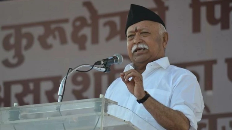 RSS Chief Mohan Bhagwat spoke on Hindu-Muslim at a book launch of 'Bharat Ka Muslim' RSS Chief Mohan Bhagwat spoke on Hindu-Muslim at a book launch of 'Bharat Ka Muslim'