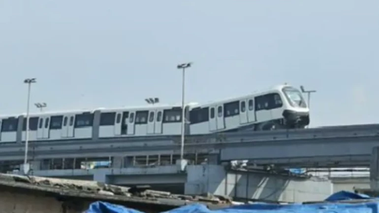 Monorail Tilts During Test Run in Mumbai; No Passengers Onboard Monorail Tilts During Test Run in Mumbai; No Passengers Onboard