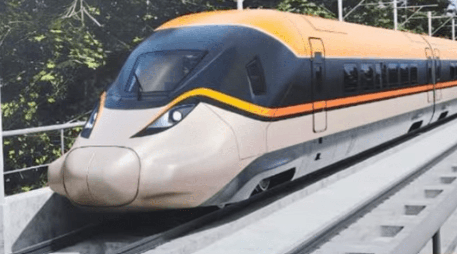 First Look of India’s Mumbai-Ahmedabad Bullet Train Unveiled