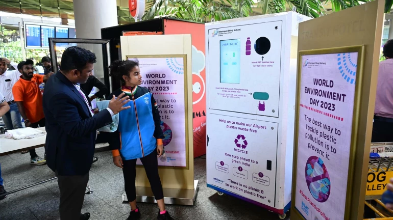 Mumbai Airport recycles 9,000 single-use plastic bottles in 10 months
