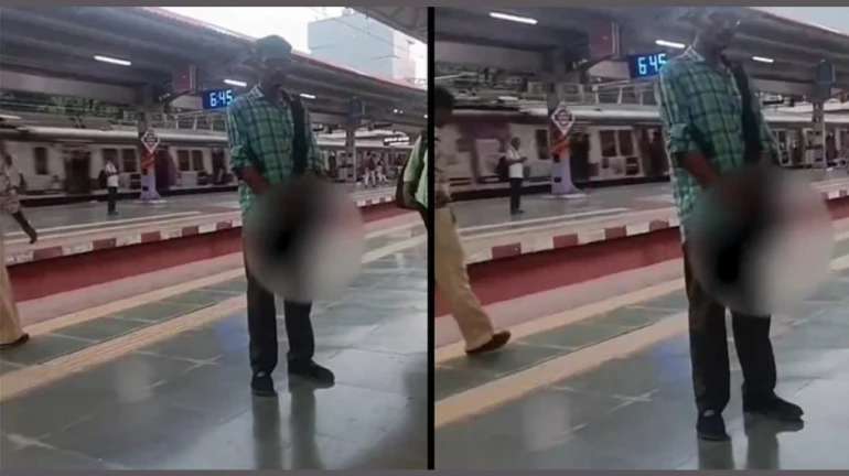 मुंबई - परेल स्टेशन पर महिलाओं को देखकर शख्स करता रहा हस्तमैथुन