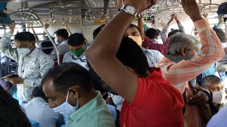 Pictures of crowd in the Mumbai local trains raise concerns even before the services resume for the general public