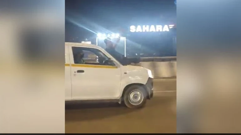 Viral Video: Two Men Arrested Following Dangerous Car Stunt Viral Video: Two Men Arrested Following Dangerous Car Stunt