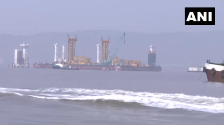 Mumbai Trans-Harbour Link: First Steel Span Launched Mumbai Trans-Harbour Link: First Steel Span Launched