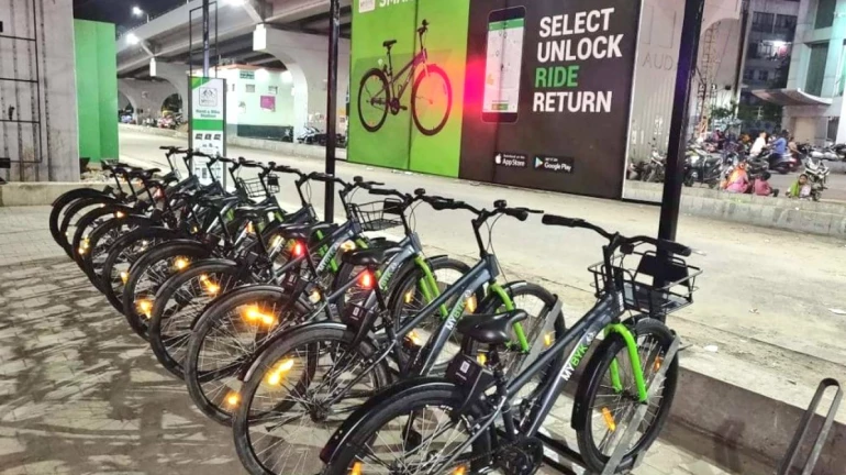 Mumbai: Now, Commuters Can Rent Bicycle At Newly Launched Metro Stations Mumbai: Now, Commuters Can Rent Bicycle At Newly Launched Metro Stations