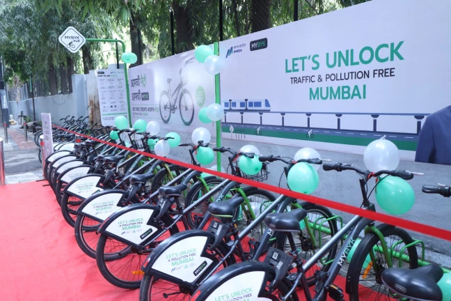 Mumbai: Public Bicycle Feeder Services Inaugurated For Line 2A, 7