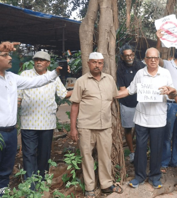 Residents Protest Tree Felling at Versova’s Nana Nani Park for Coastal Road Project