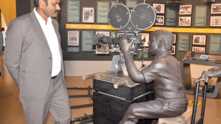 National Museum of Indian Cinema in Mumbai reopens for public after being closed due to COVID-19 pandemic National Museum of Indian Cinema in Mumbai reopens for public after being closed due to COVID-19 pandemic