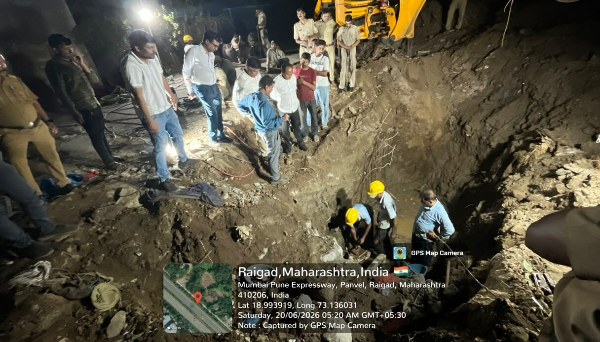 नवी मुंबई-NMMC ने मोरबे डैम मेन पाइपलाइन से अवैध पानी निकालने पर कार्रवाई की