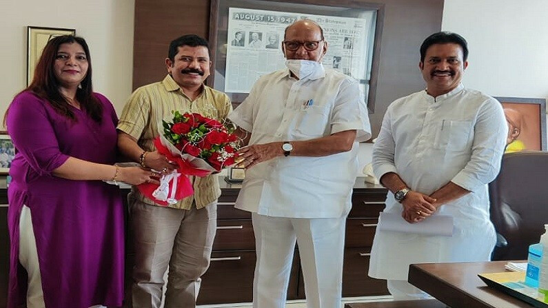 Ahead of civic body polls, Divya Gaikwad joins NCP