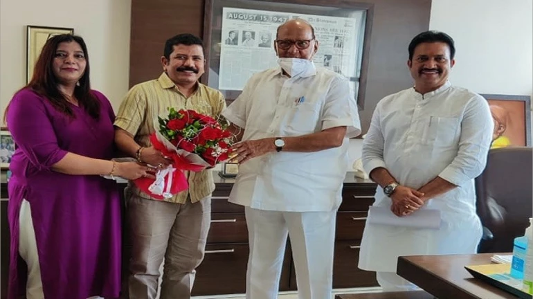 Ahead of civic body polls, Divya Gaikwad joins NCP Ahead of civic body polls, Divya Gaikwad joins NCP