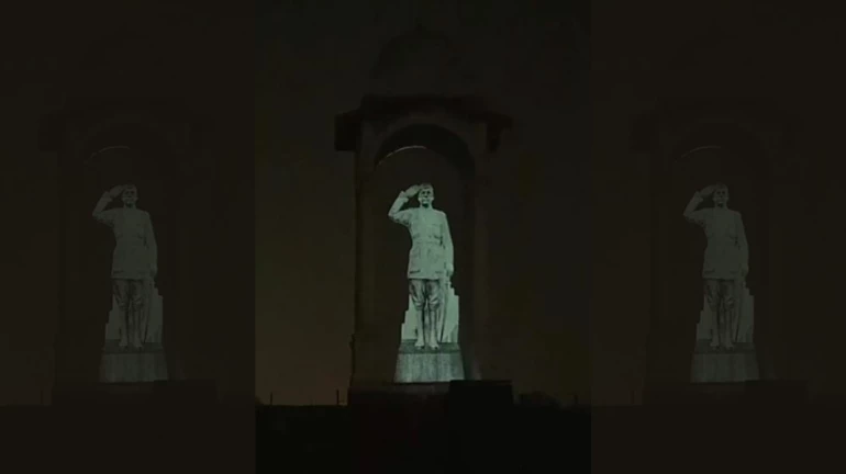 Hologram statue of Netaji Subhas Chandra Bose unveiled