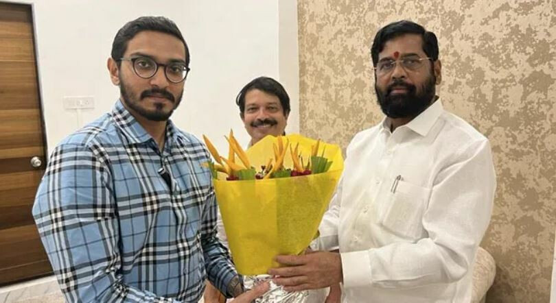 शिवसेना घरातूनच फुटली, पुतण्याचा मुख्यमंत्री एकनाथ शिंदेंच्या गटाला पाठिंबा