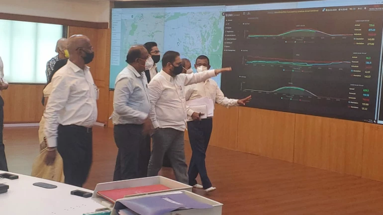 State Energy Minister Dr Nitin Raut visits MSLDC to understand the October 12 power outage issue