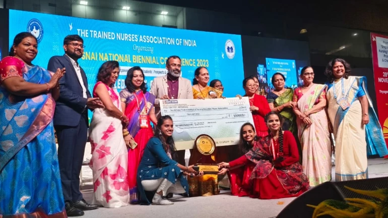 Thane: Minatai Thackeray Nursing Training Institute won 'Outstanding Student Nurses Association' Award
