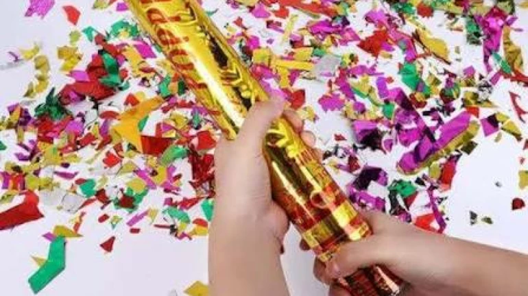 Demand to Ban Plastic Confetti in Party Poppers in Mumbai Demand to Ban Plastic Confetti in Party Poppers in Mumbai