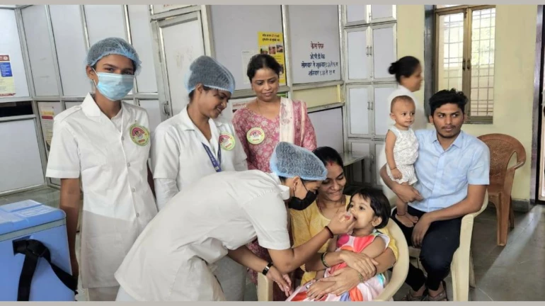 Navi Mumbai: NMMC carried out Pulse Polio Vaccination campaign at 726 booths
