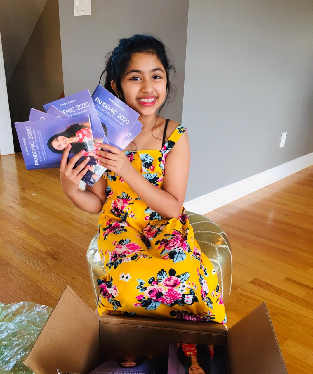 ९ वर्षांच्या प्रिशाचं कोरोनावरील पुस्तक ठरलं ‘अ‍ॅमेझॉन’वर ‘बेस्ट सेलर’