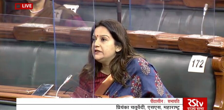 Need to have 50% reservation for women in Parliament and assembly: Priyanka Chaturvedi