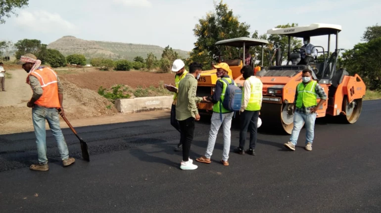 Big Achievement! A 40 km road constructed in a day in Maharashtra's Satara district