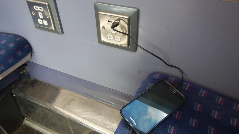 Now you cannot charge phones or laptops in the night on express trains