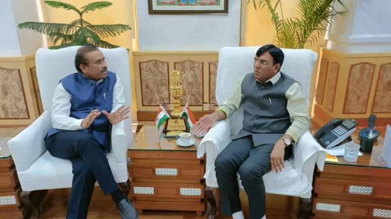 Here's what Rajesh Tope discussed with Mansukh Mandaviya in Delhi Here's what Rajesh Tope discussed with Mansukh Mandaviya in Delhi