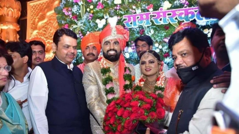 BJP leaders flout COVID-19 rules at MLA's wedding; police to take action BJP leaders flout COVID-19 rules at MLA's wedding; police to take action