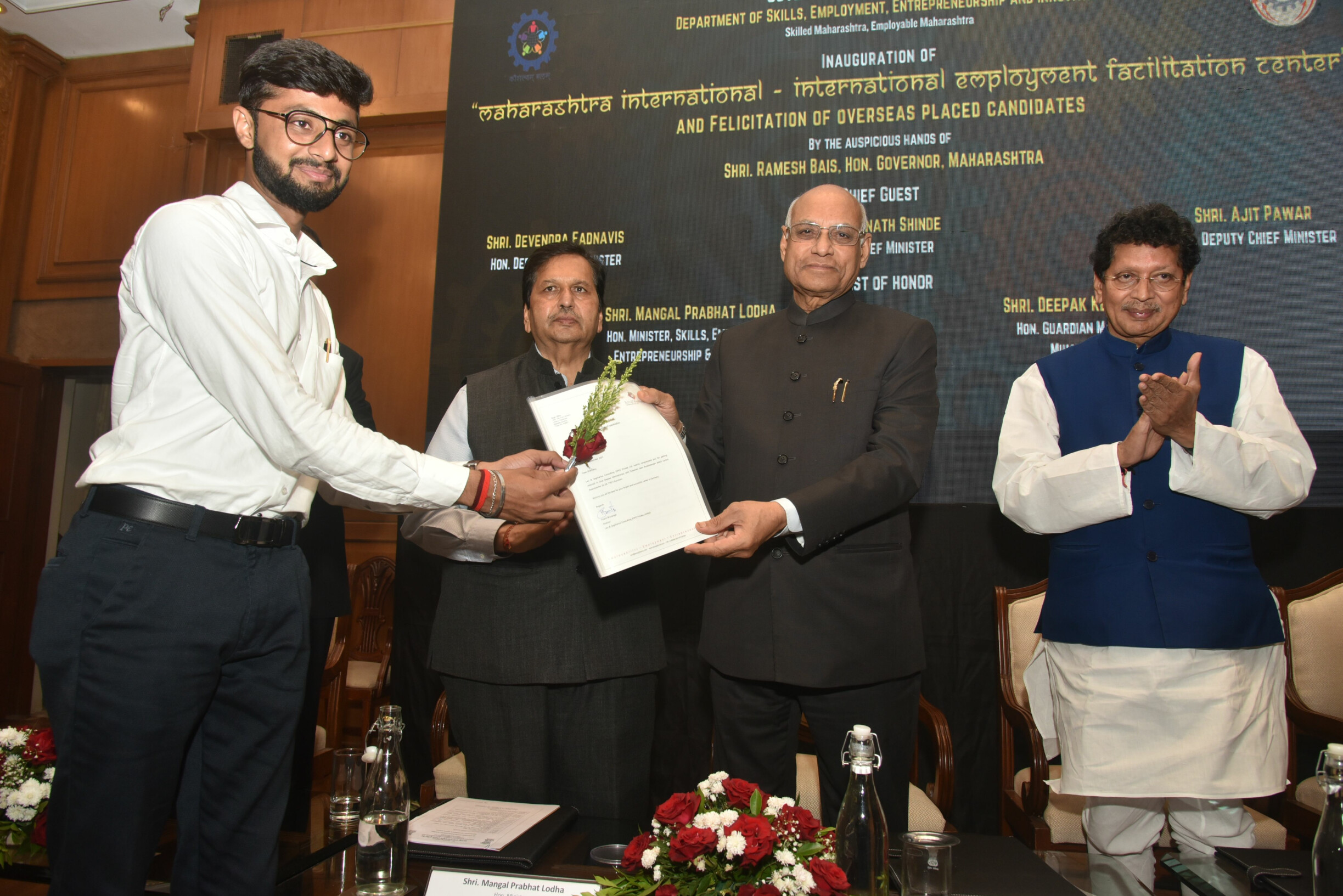 Mumbai: Maha Governor inaugurates 'International Employment Facilitation Centre; To start in 3 months