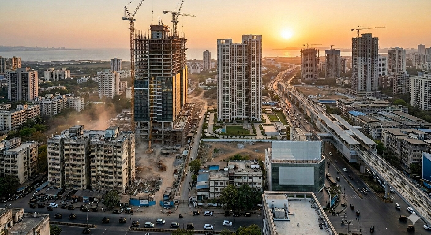 Mumbai’s Western Suburbs Power the City’s Redevelopment Boom as Ageing Societies Give Way to New Urban Skyline