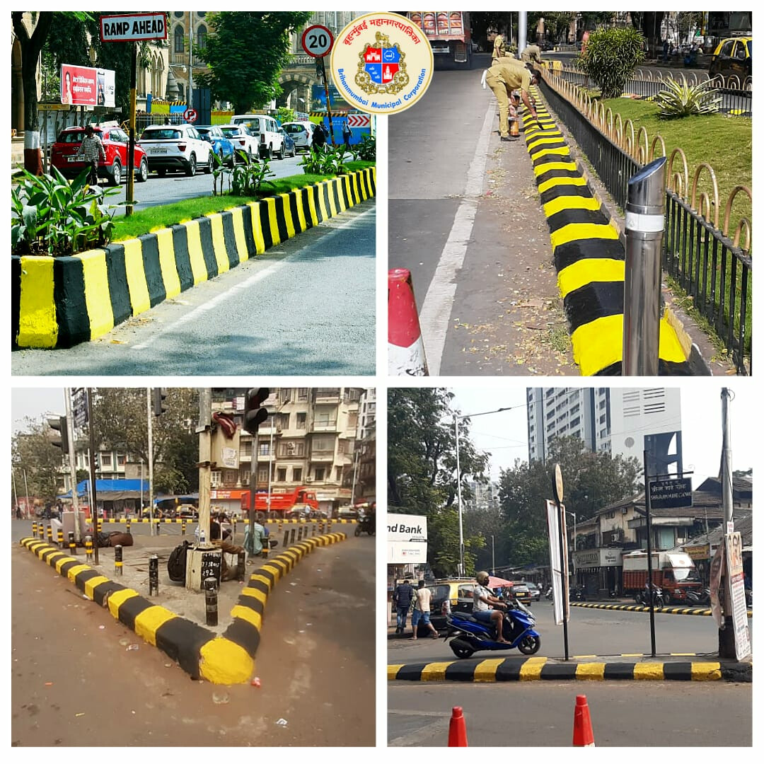 Clean, Beautiful Mumbai! BMC to paint sidewalks, dividers and footpaths around main roads